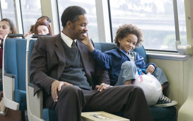 Will Smith and Jaden Smith in "The Pursuit of Happyness" (2006)<p>Sony Pictures Entertainment</p>