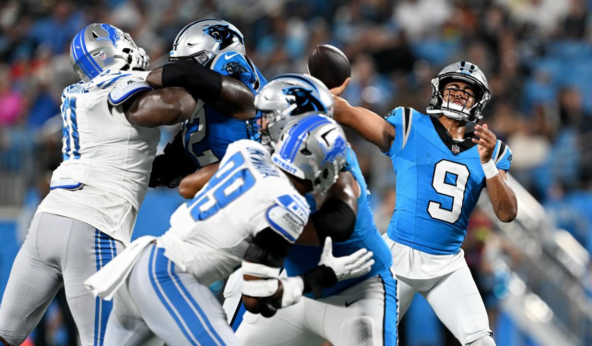 Best and worst PFF grades from Panthers' preseason loss to Lions