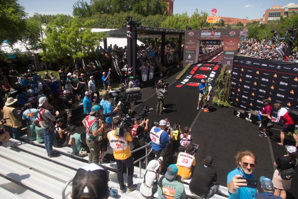 Athletes from around the world compete in the 2022 Ironman World Championships Saturday, May 7, 2022. 
