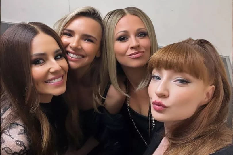 Girls Aloud's Nadine Coyle, Cheryl, Kimberley Walsh and Nicola Roberts