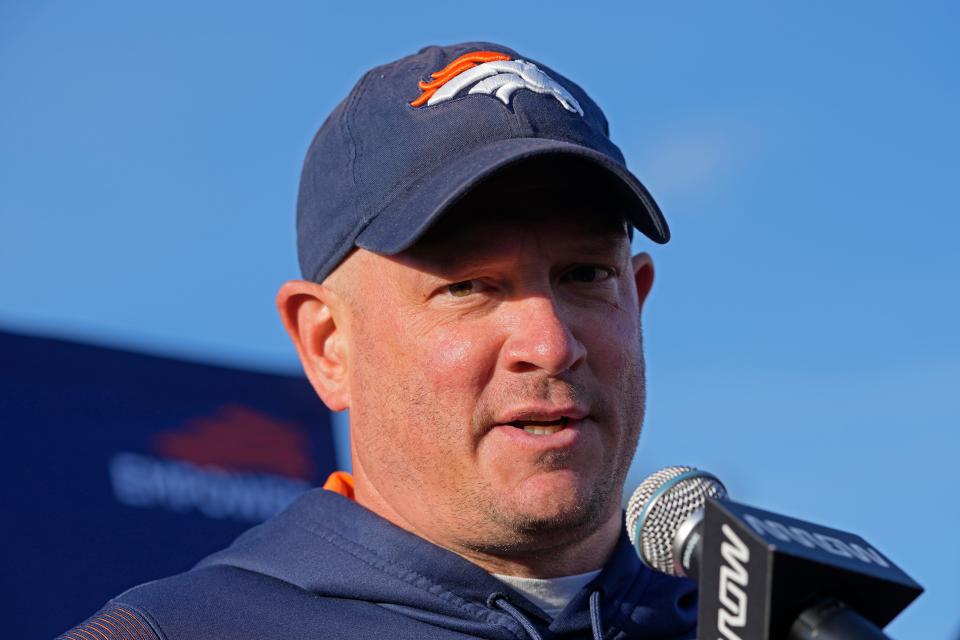 Denver Broncos head coach Nathaniel Hackett, 42, is the same age as the average of his coaching staff.