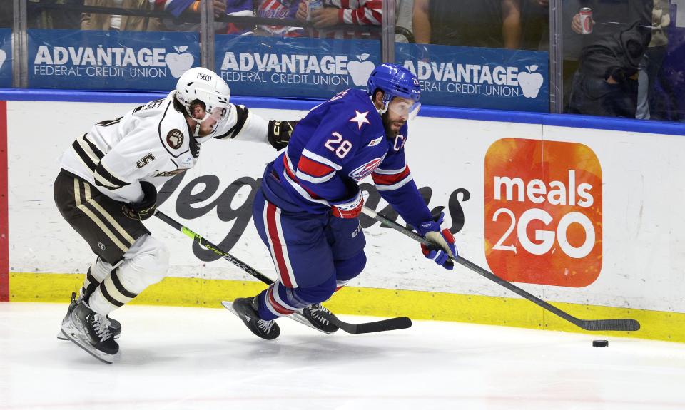 Amerks captain Michael Mersch scored Friday night, but it wasn't enough as Rochester's season came to an end.