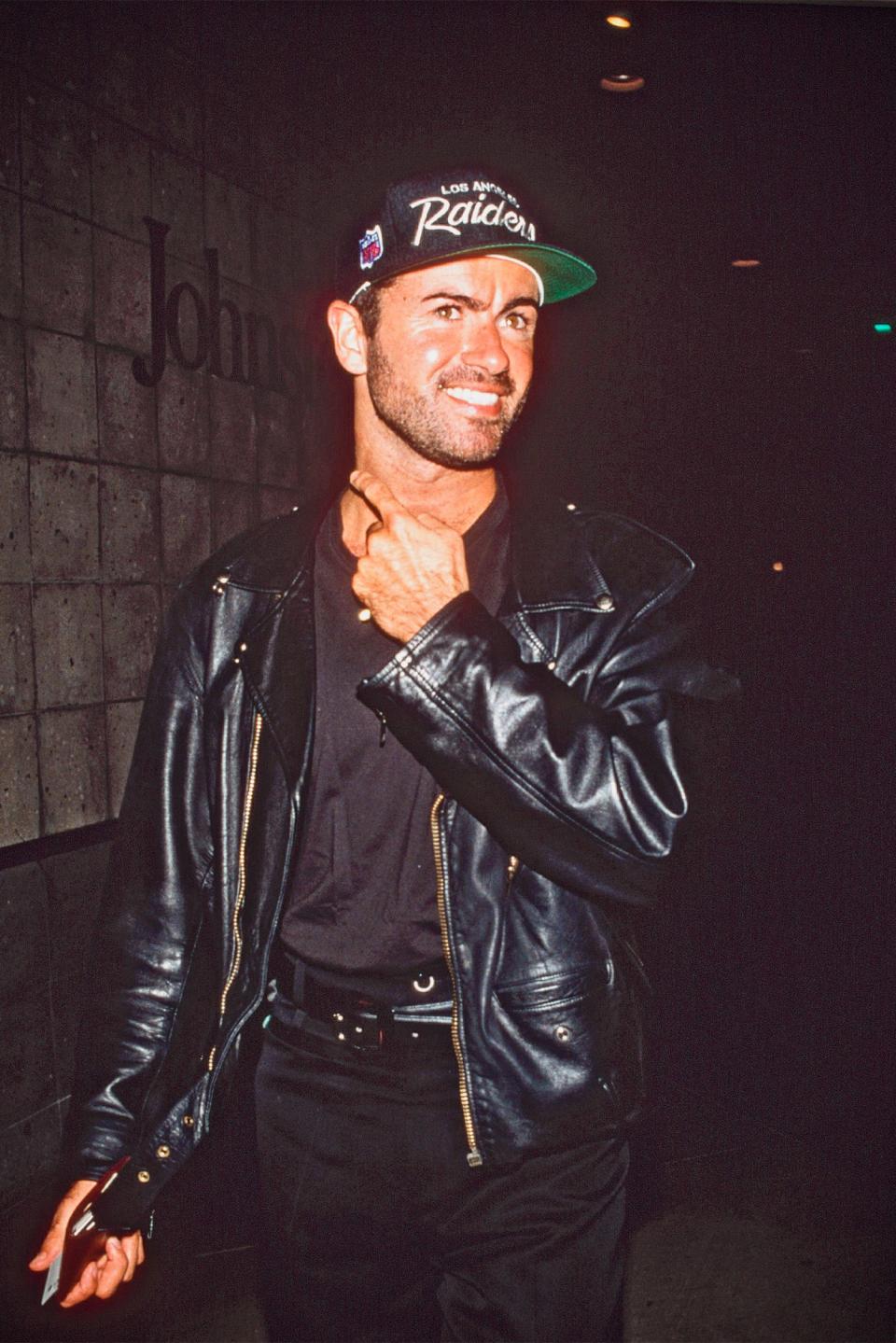 A black leather jacket and five-o’clock shadow were crucial to his signature style.