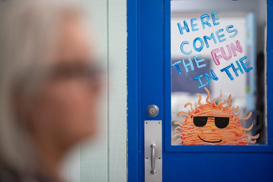 A door at the Boys & Girls Clubs of the Coastal Bend is pictured on June 9, 2022. The organization will open an early learning center in January 2024.