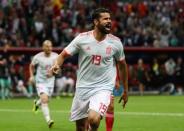 Soccer Football - World Cup - Group B - Iran vs Spain - Kazan Arena, Kazan, Russia - June 20, 2018 Spain's Diego Costa celebrates scoring their first goal REUTERS/Sergio Perez