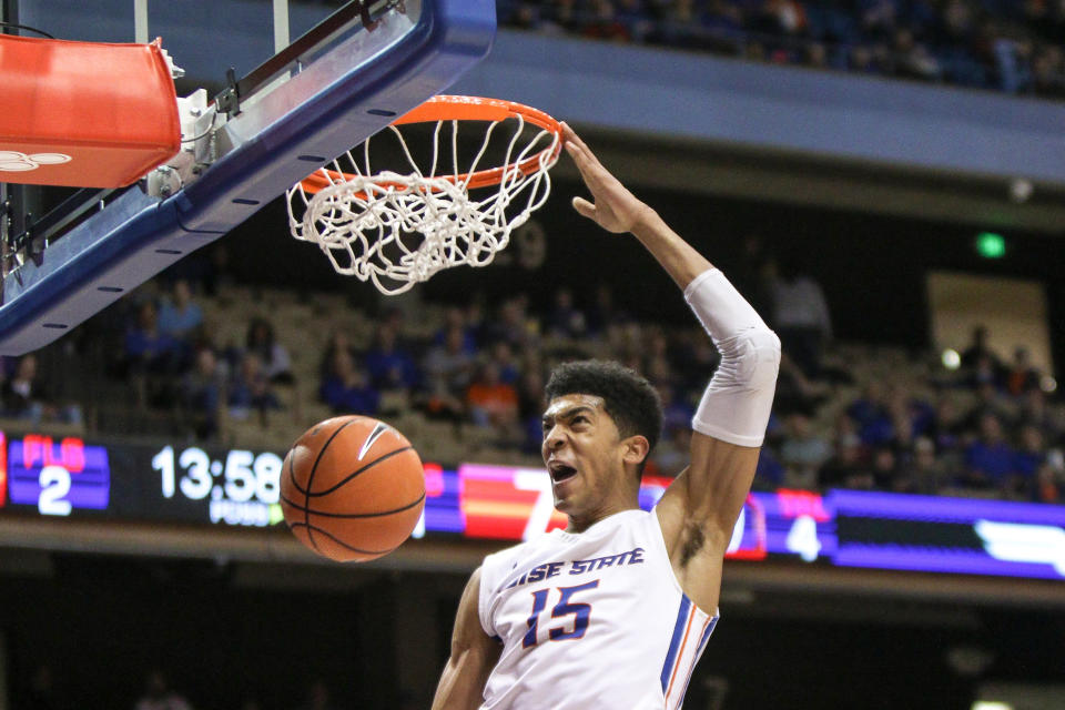 Chandler Hutchison has led Boise State into NCAA tournament contention this season. (Getty Images)