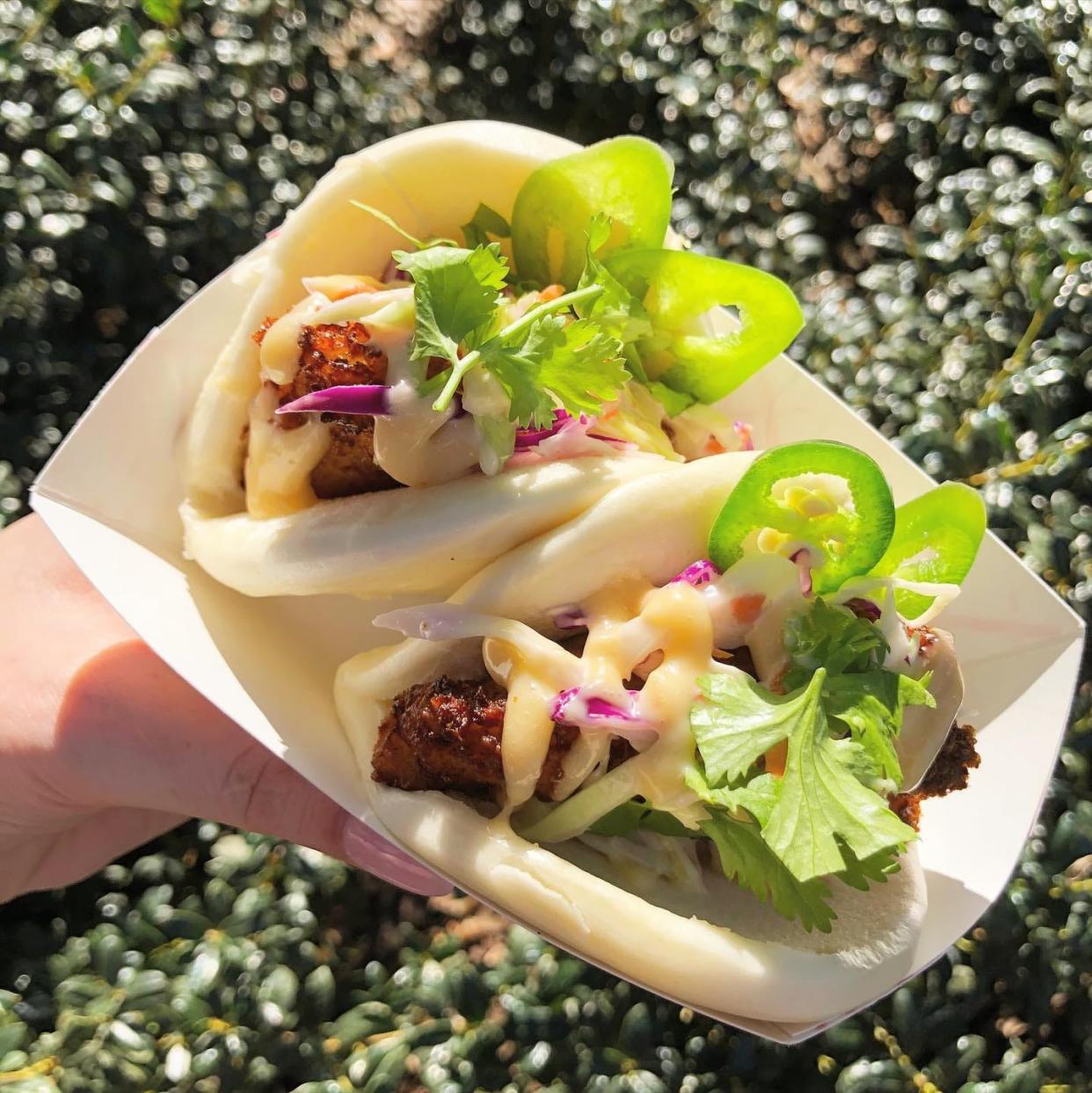 Try Bao Hauz's fluffy Asian tacos at the Clermont Food Trucks Night.