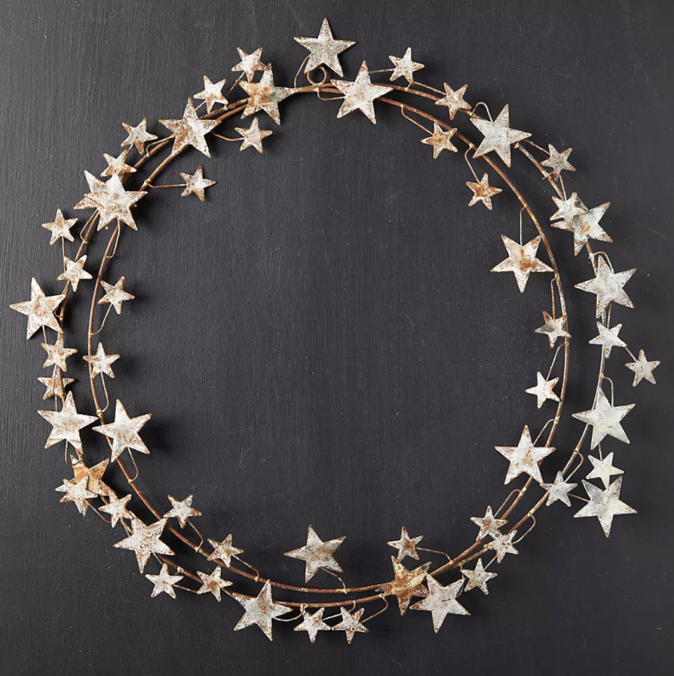 <p><strong>$58.00</strong></p><p>This wreath will add a celestial touch to your door this holiday season. It’s perfect for the New Year too! </p>