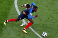 Soccer Football - World Cup - Group C - France vs Peru - Ekaterinburg Arena, Yekaterinburg, Russia - June 21, 2018 France's Paul Pogba in action REUTERS/Andrew Couldridge