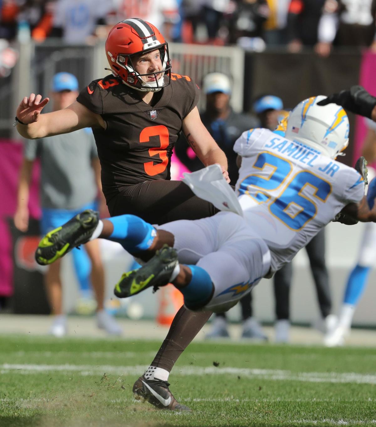 Cade York rebounds from bad week, puts Browns on the board