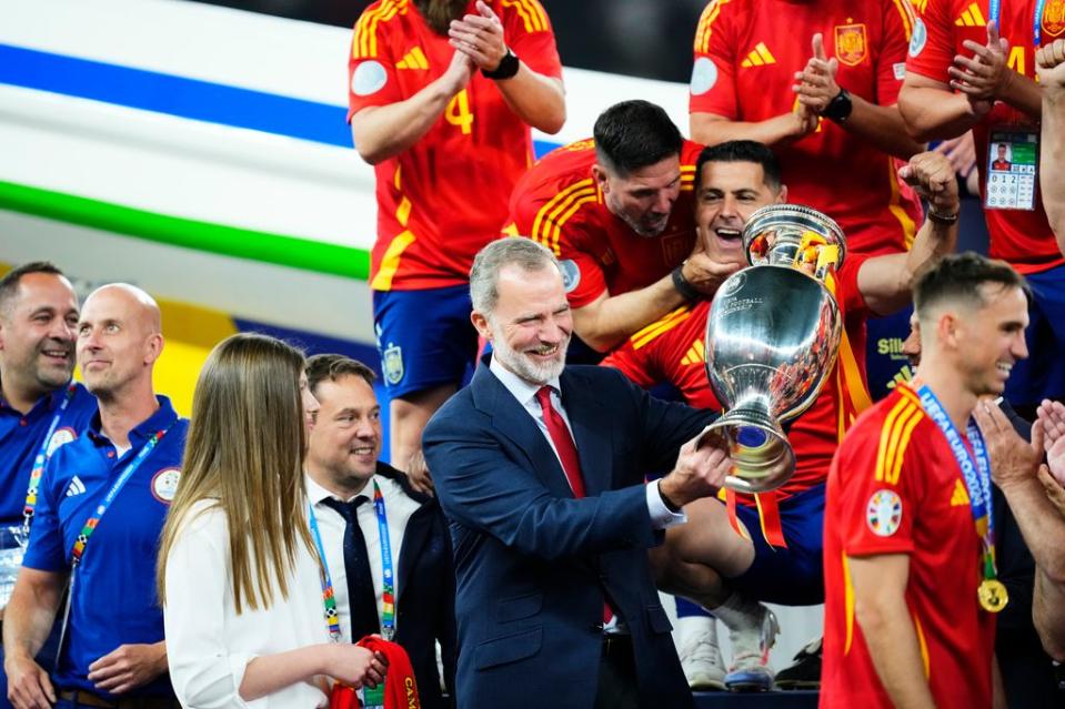 Felipe VI y Sofía se mostraron sumamente emocionados por este logro de la selección de su país