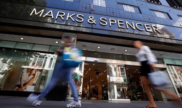 M&S returns to FTSE 100 on food and clothes boost