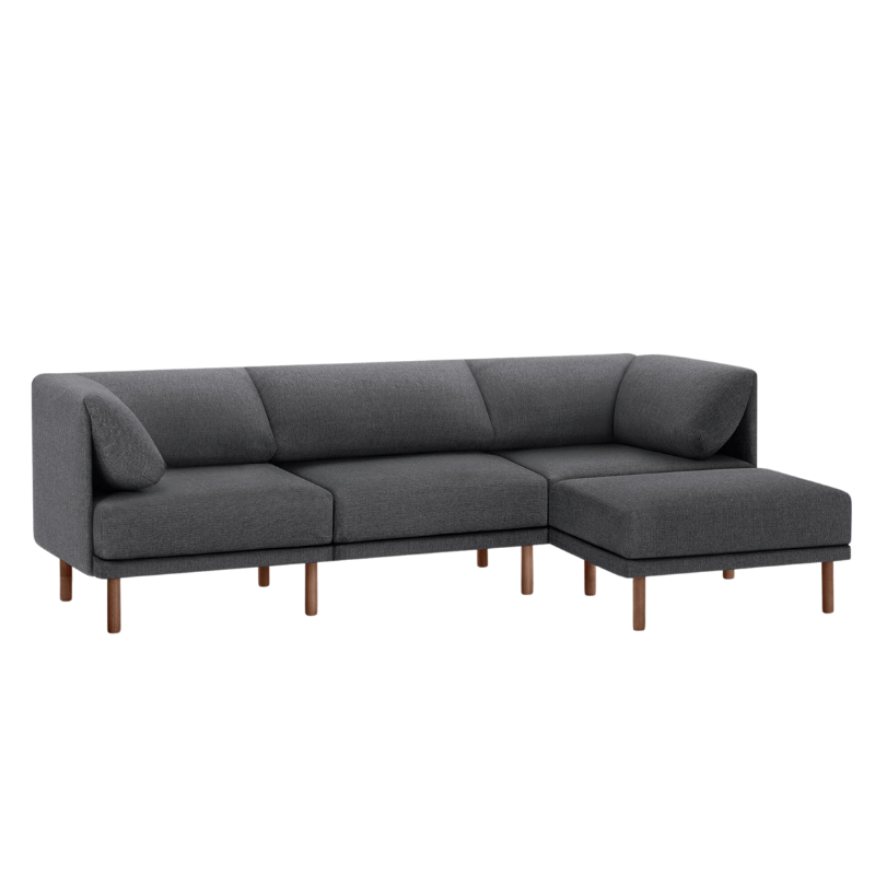 <p><a href="https://go.redirectingat.com?id=74968X1596630&url=https%3A%2F%2Fburrow.com%2Frange-fabric%2F4-piece-sectional-lounger%3Fsku%3DFLRST-SF-RG-S3-A2-C1-HC-DW&sref=https%3A%2F%2Fwww.esquire.com%2Flifestyle%2Fg45419039%2Fbest-l-shaped-sofas%2F" rel="nofollow noopener" target="_blank" data-ylk="slk:Shop Now;elm:context_link;itc:0;sec:content-canvas" class="link ">Shop Now</a></p><p>Range 4-Piece Sectional Lounger</p><p>burrow.com</p><p>$1699.00</p>