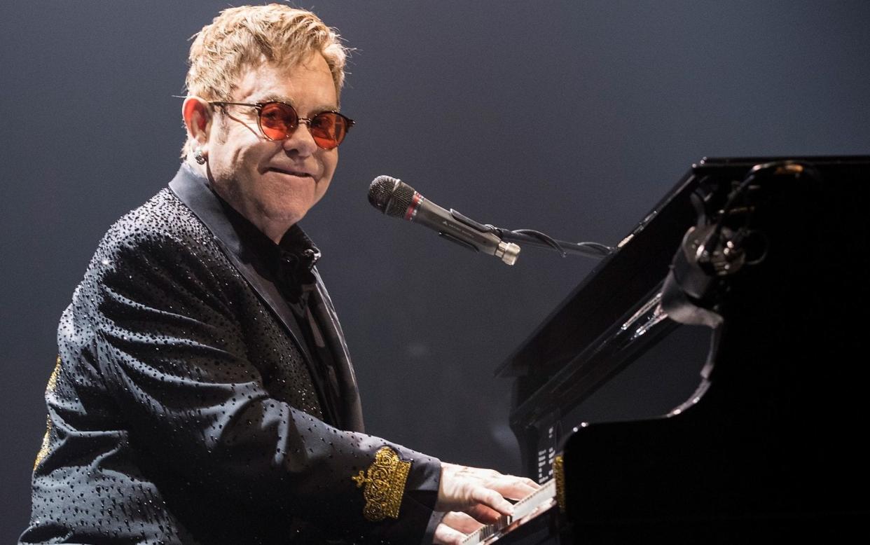 Elton John is now recovering from the infection, but has cancelled a number of performances - Getty Images North America