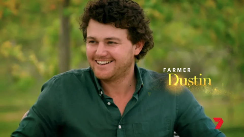 Farmer Dustin. Photo: Seven 