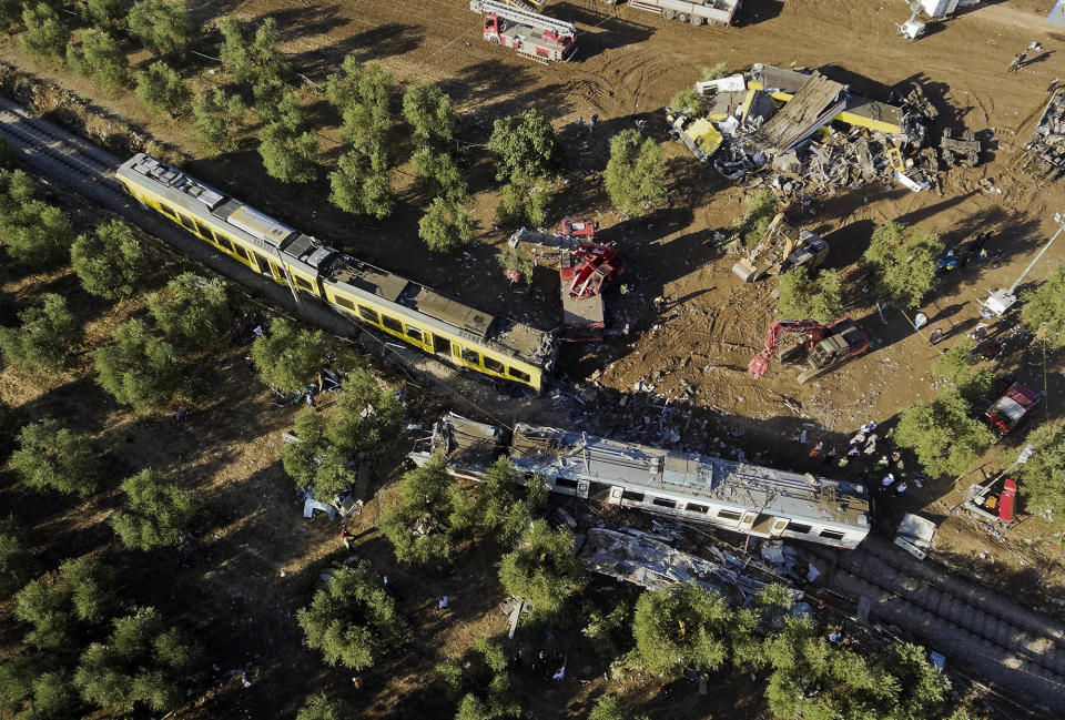 Train crash in Italy