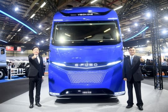 E-FUSO Vision One純電概念重卡國內首演