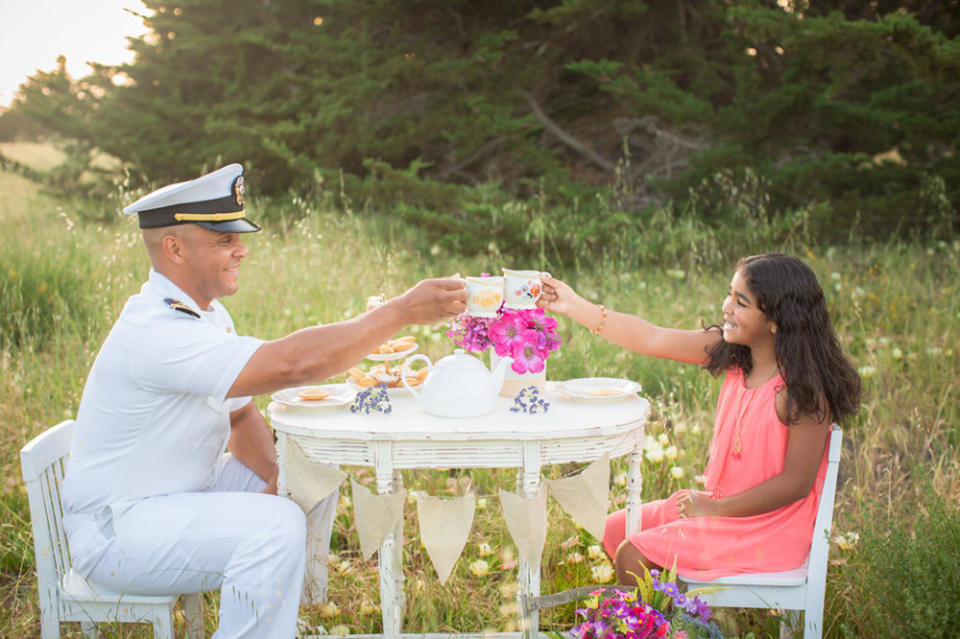 Lieutenant Navy Officer Josh Hicks and Jasmine