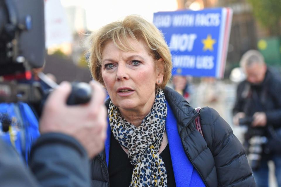 Anna Soubry finished third in Broxtowe (Jacob King/PA)