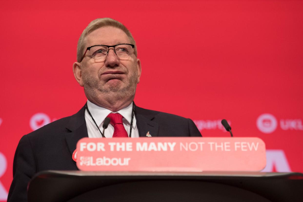 Len McCluskey criticised Labour MPs over 'venomous' attacks on Jeremy Corbyn: PA