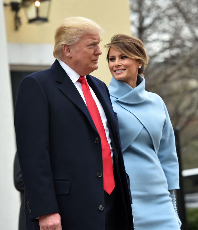 Melania Trump wears Ralph Lauren for inauguration ceremonies