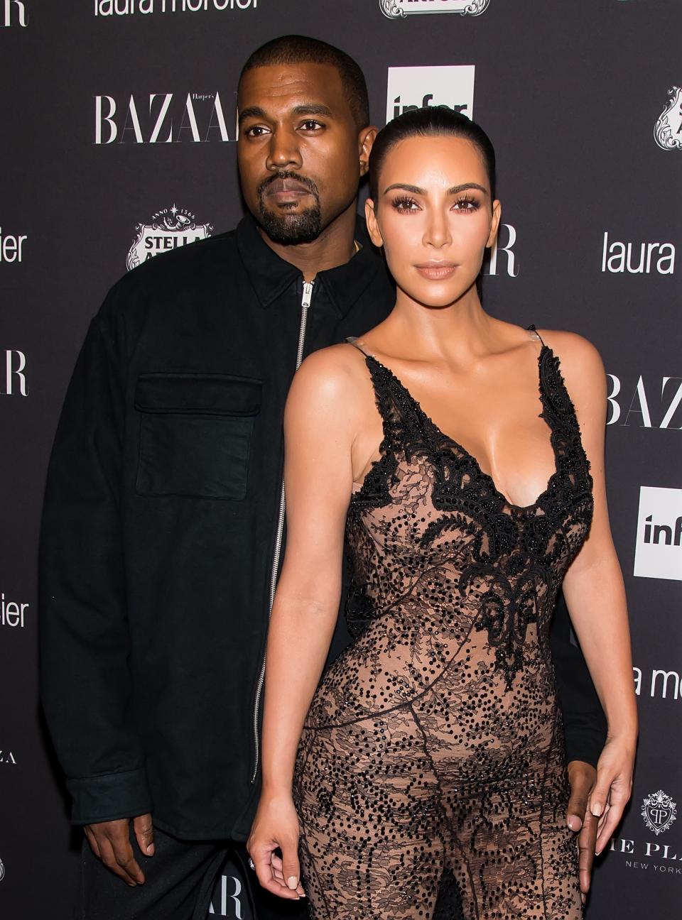 Kim Kardashian and Kanye West announce the name of baby No. 3. (Photo: Getty Images)