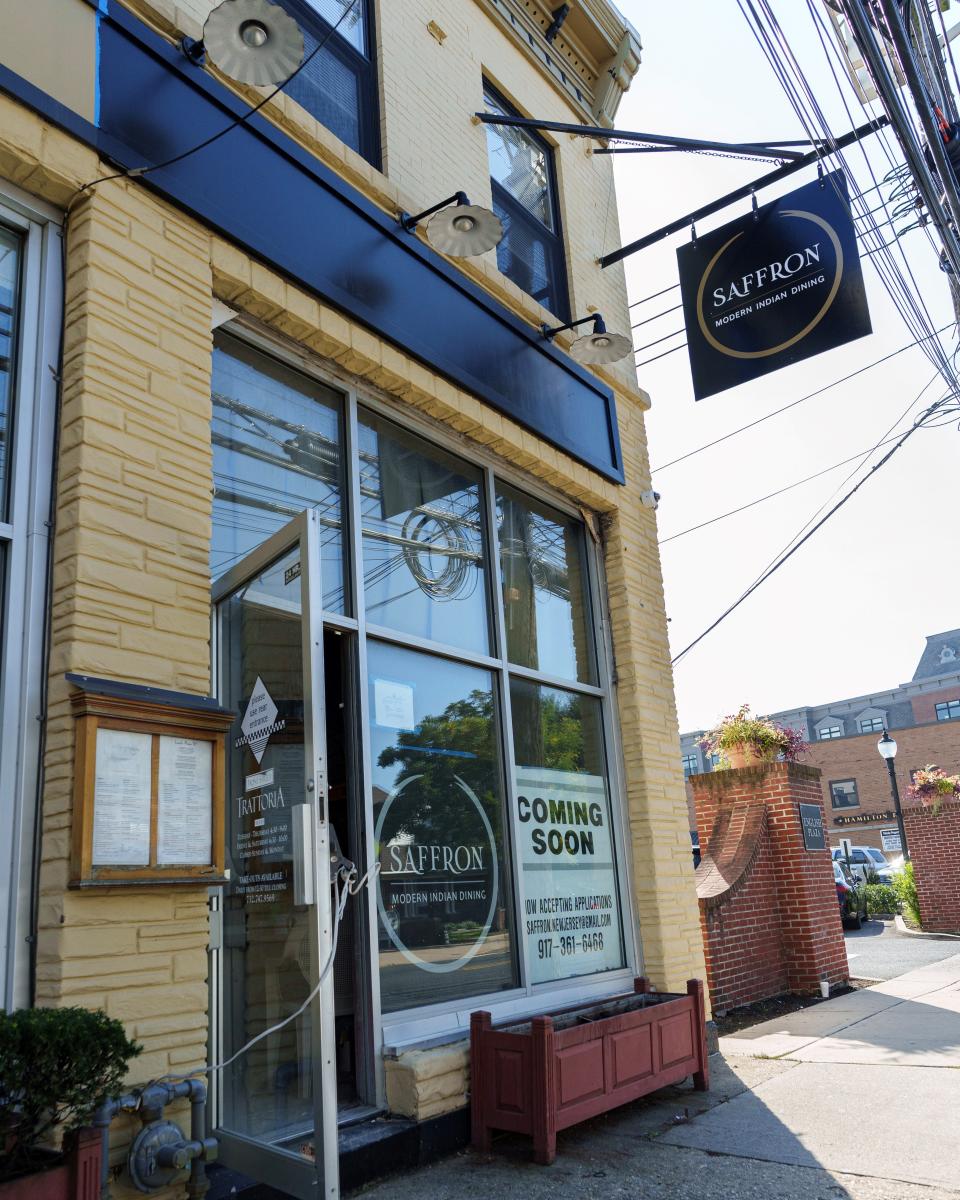 Saffron, an Indian restaurant, is opening in the former Front Street Trattoria space on West Front Street in downtown Red Bank.