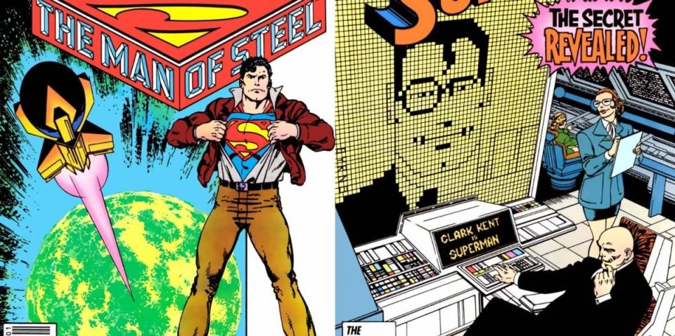 Superman art from the 1980s by John Byrne.