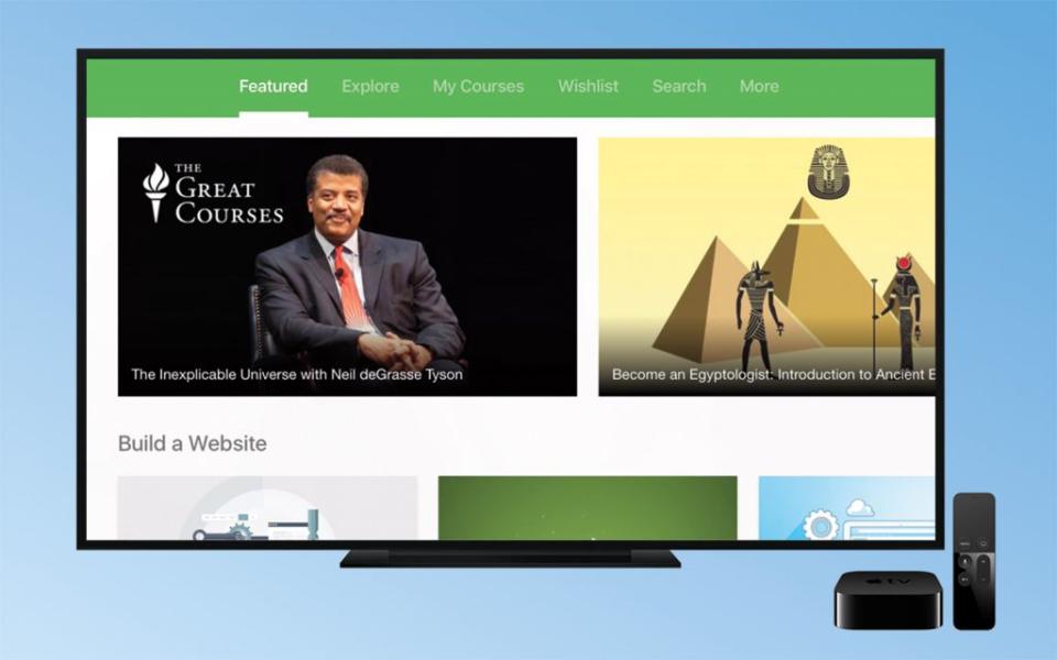 best apple tv apps udemy