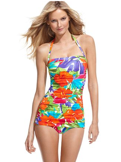 Floral Printed One-Piece, $94 