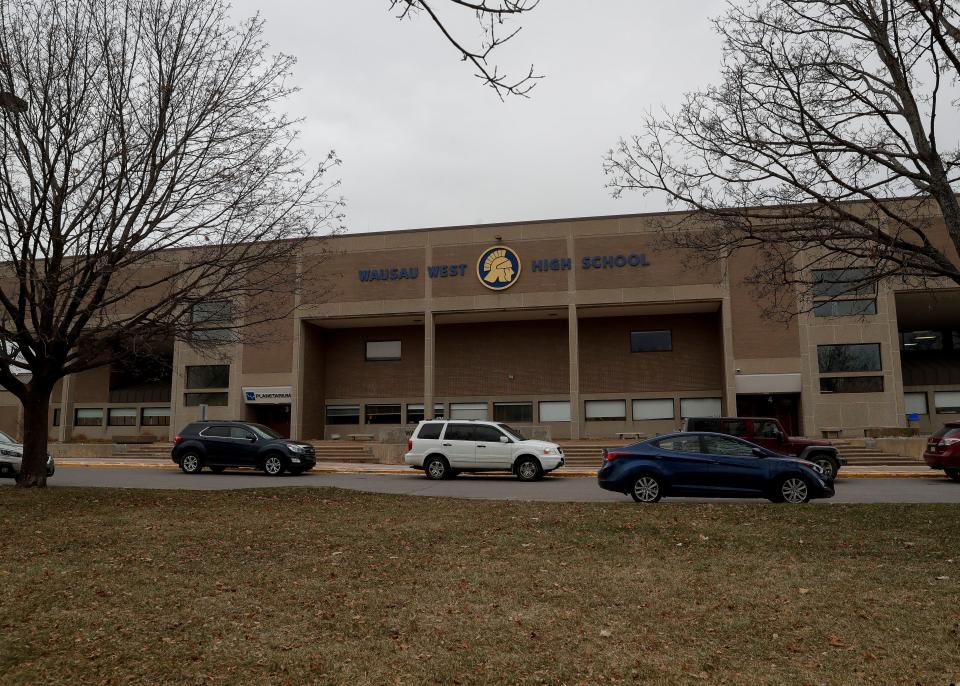 Wausau West High School is seen on Dec. 6 at 1200 W. Wausau Ave. To address dwindling enrollment, financial challenges and equal access to academic programs, the Wausau School Board is discussing plans to restructure the Wausau School District that include combining Wausau West and Wausau East high schools. Under the plan, sophomores, juniors and seniors would attend Wausau West, while eighth and ninth grader would move to Wausau East.