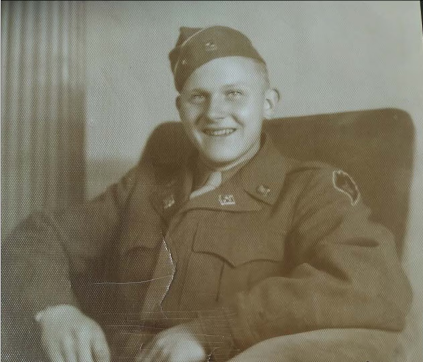 A picture of Pvt. Delbert Holliday which Berry kept on her desk for years as her team worked to identify his remains. (DPAA)