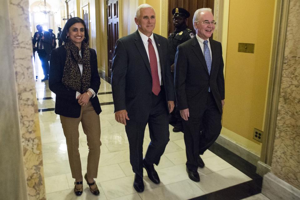 Administrator Seema Verma, Vice President Mike Pence