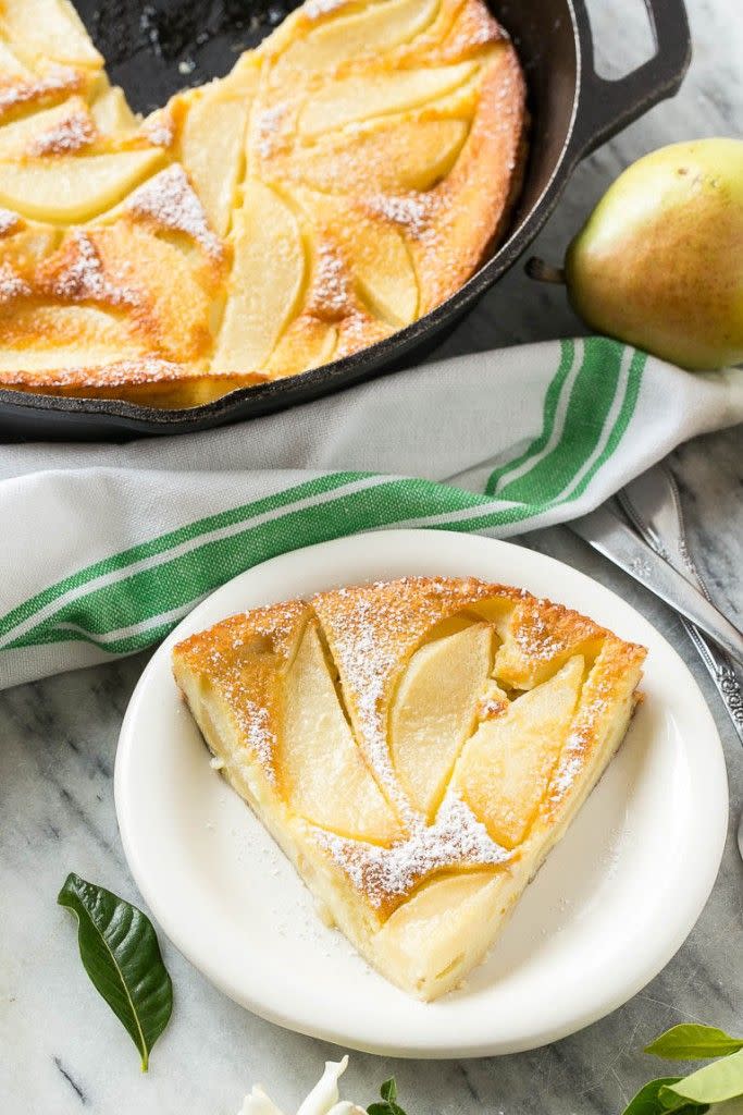 Pear Custard Pie