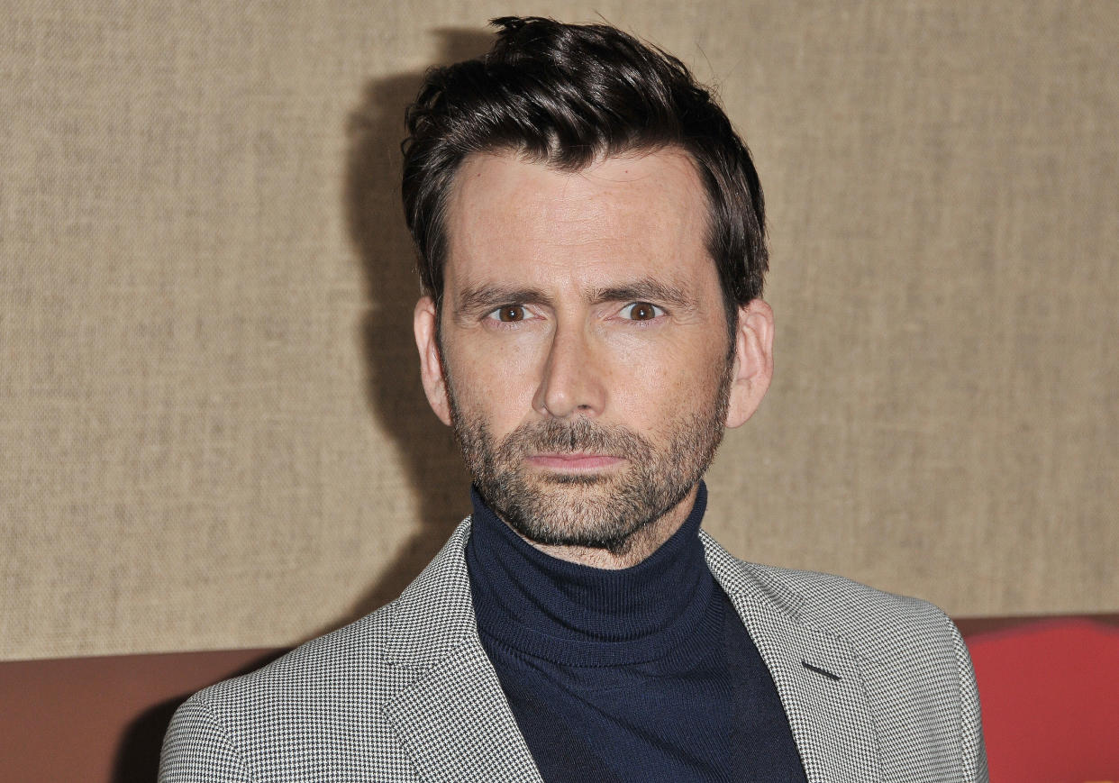 David Tennant arrives at HBO's "Camping" Los Angeles Premiere held at the Paramount Studios in Hollywood, CA on Wednesday, October 10, 2018. (Photo By Sthanlee B. Mirador/Sipa USA)