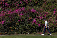 Jordan Spieth walks up the fifth fairway during the second round of the Sony Open golf tournament, Friday, Jan. 13, 2023, at Waialae Country Club in Honolulu. (AP Photo/Matt York)