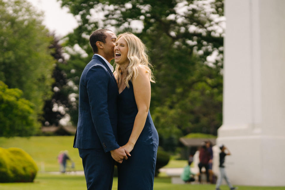 Photographer Clint Bargen captured a intimate and candid moment from the Smith-Bosello wedding.