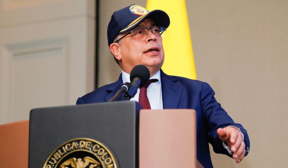 Gustavo Petro, presidente de Colombia. Imagen: Presidencia.