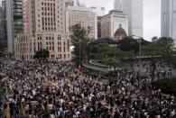 Protest to demand authorities scrap a proposed extradition bill with China, in Hong Kong