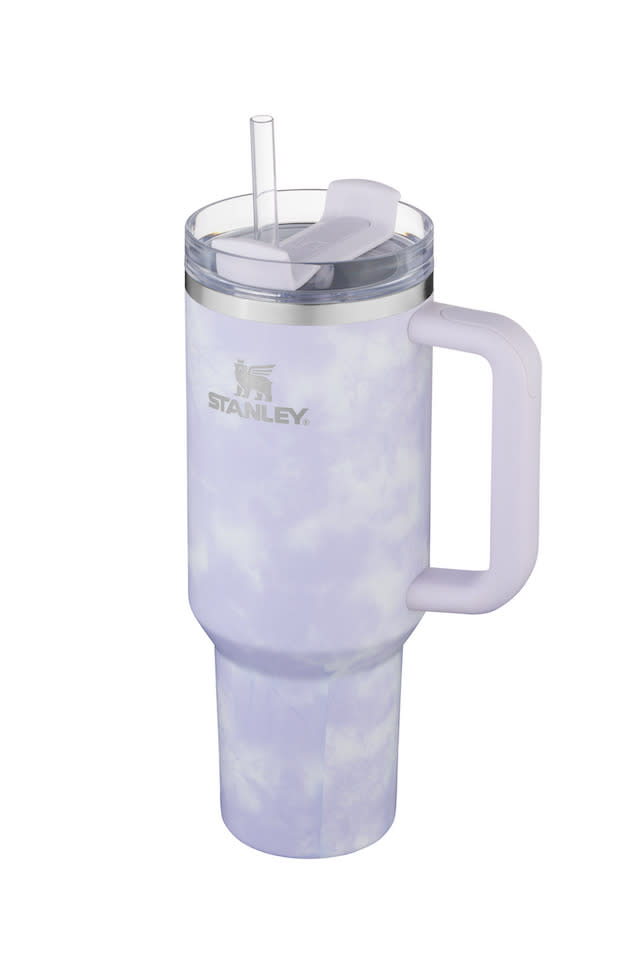 Stanley 40oz Stainless Steel Adventure Quencher Tumbler in Wisteria Tie Dye