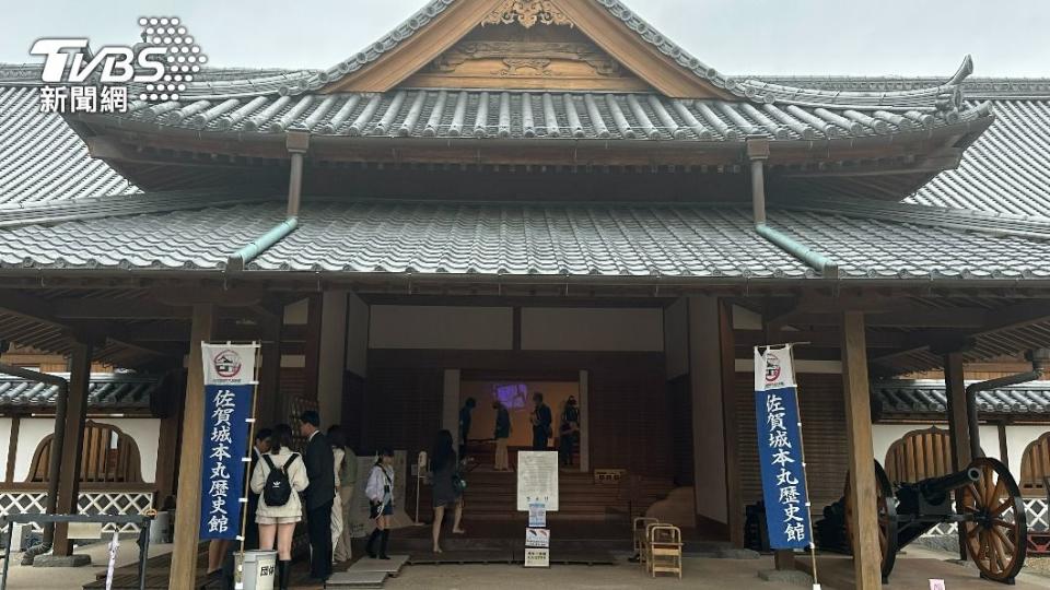 佐賀城本丸歷史館為該地名勝景碘。（圖／葉韋辰攝）