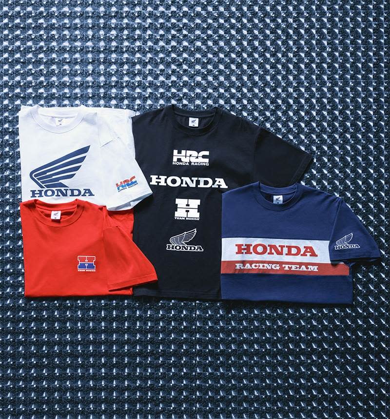 GU本季和Honda合作特別系列，推出80年代LOGO設計休閒上衣與T恤圖片來源：GU官網