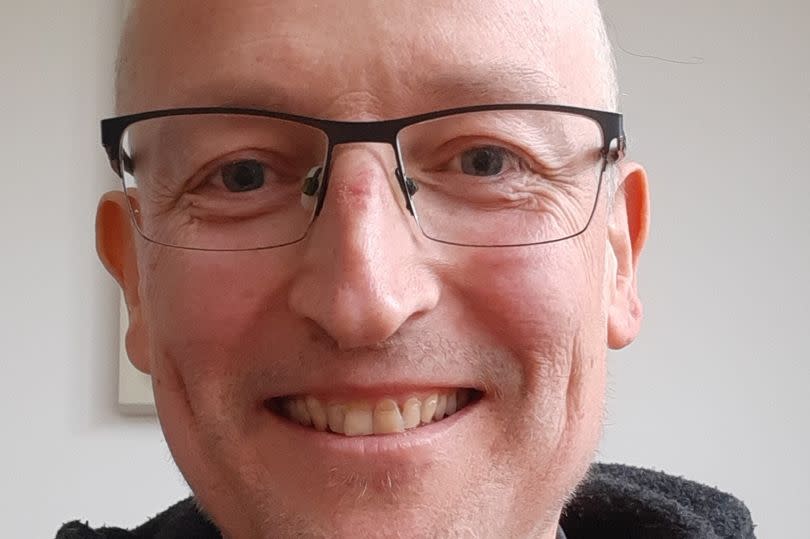 Geoff Sweeney, 52, a charity director from Derby, who was first diagnosed with breast cancer in September 2020 after discovering a lump near his left armpit - but he very nearly ignored it.