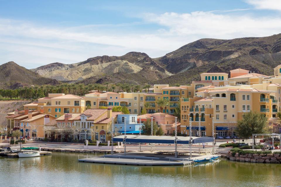 Henderson, USA - February 11, 2014: A photo of  Lake Las Vegas.