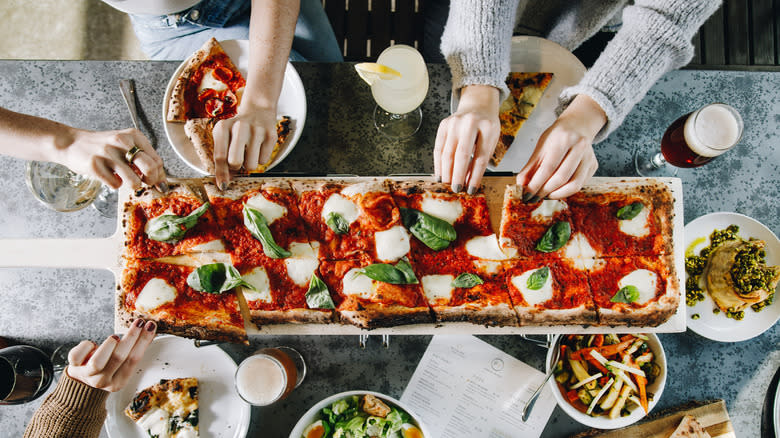 group dining at Pizzeria Vetri