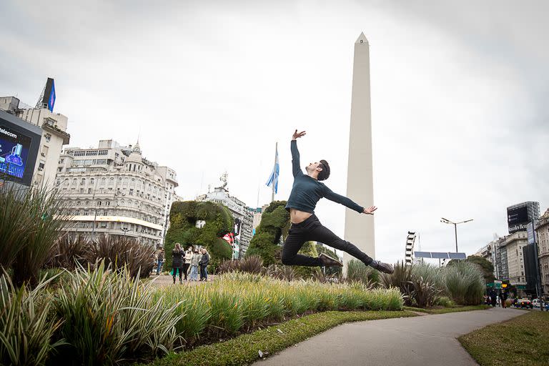 El argentino Lucas Erni, solista en la compañía de San Francisco, en su reciente visita a Buenos Aires