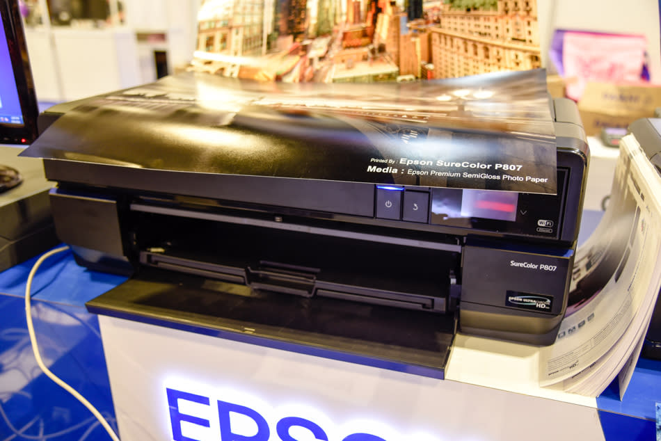 Epson photo printers are pretty well-known for their quality, and this one's the highest-end one at Comex. The SC-P807 is going for a pretty S$1,825 (U.P. S$1,925), for half that the SC-P407 is there too, at S$849 (U.P. S$899).