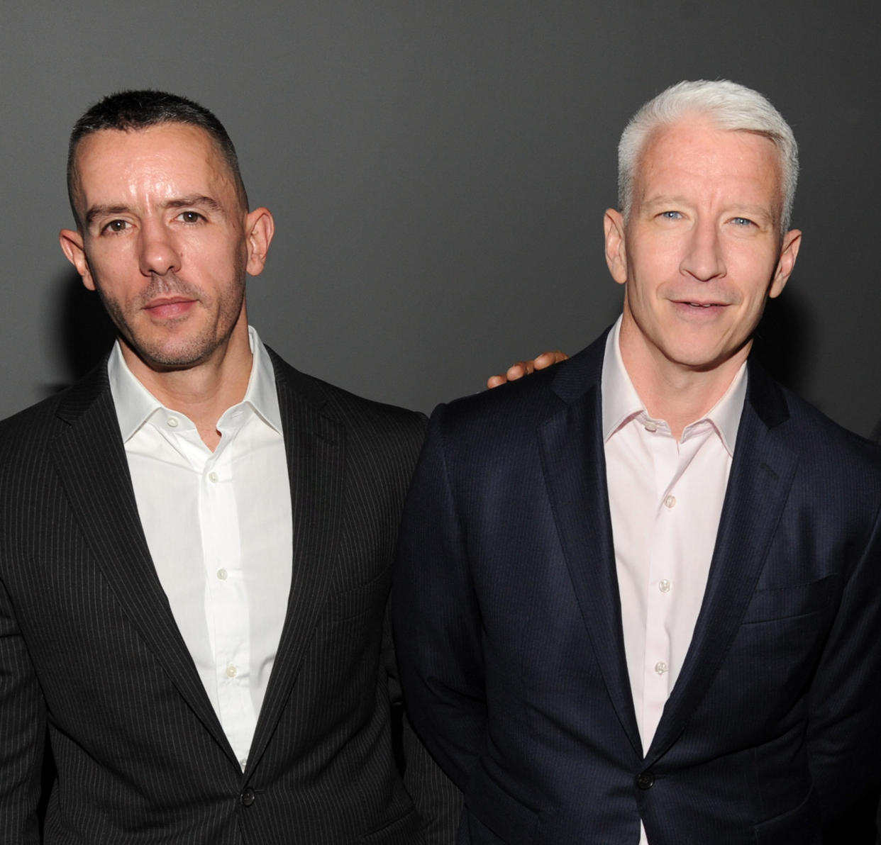 Benjamin Maisani, Anderson Cooper (Kevin Mazur / Getty Images)
