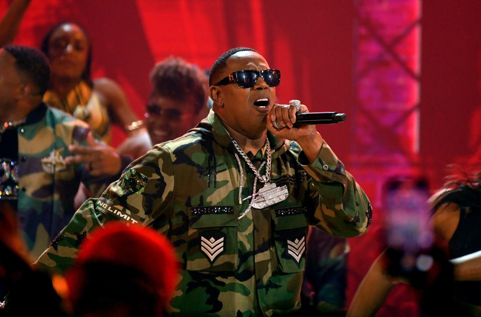 Master P performs onstage during the BET Awards 2023 at Microsoft Theater on June 25, 2023 in Los Angeles, California.