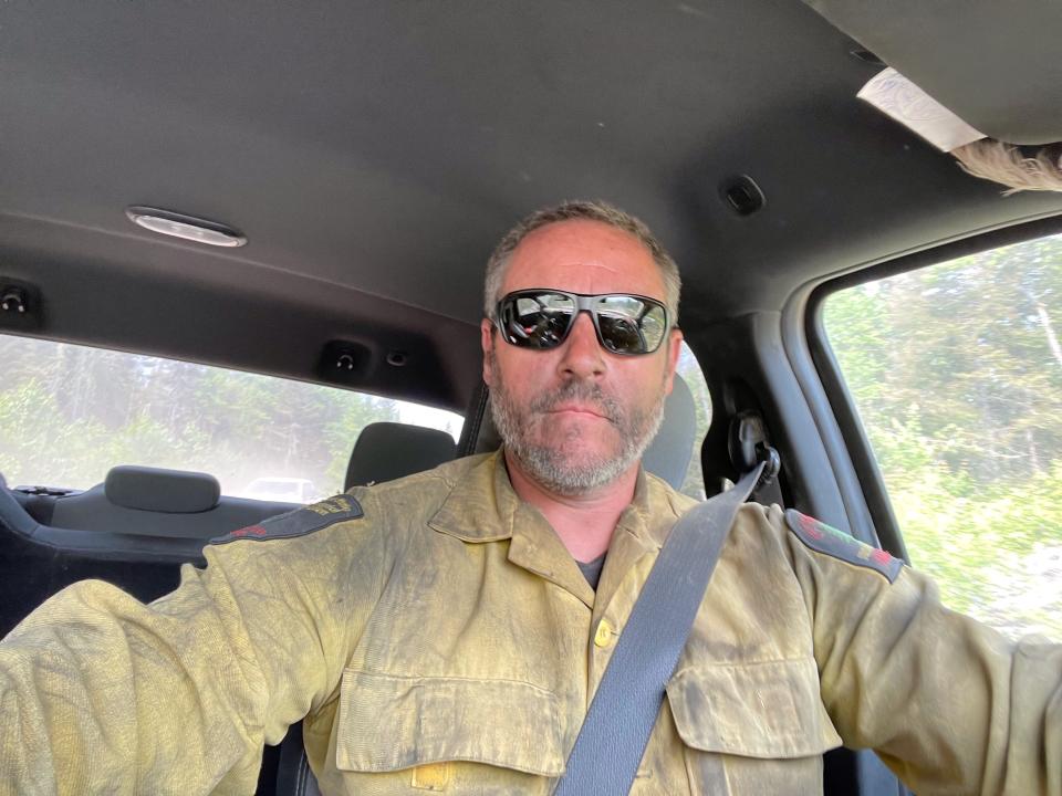 New York forest ranger Rob Praczkajlo spent nearly two weeks fighting Canada's wildfires.